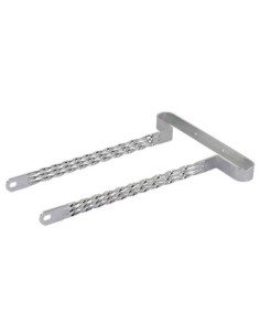 26 Lowrider Triple Flat Twisted Bumper Front/Rear Chrome.